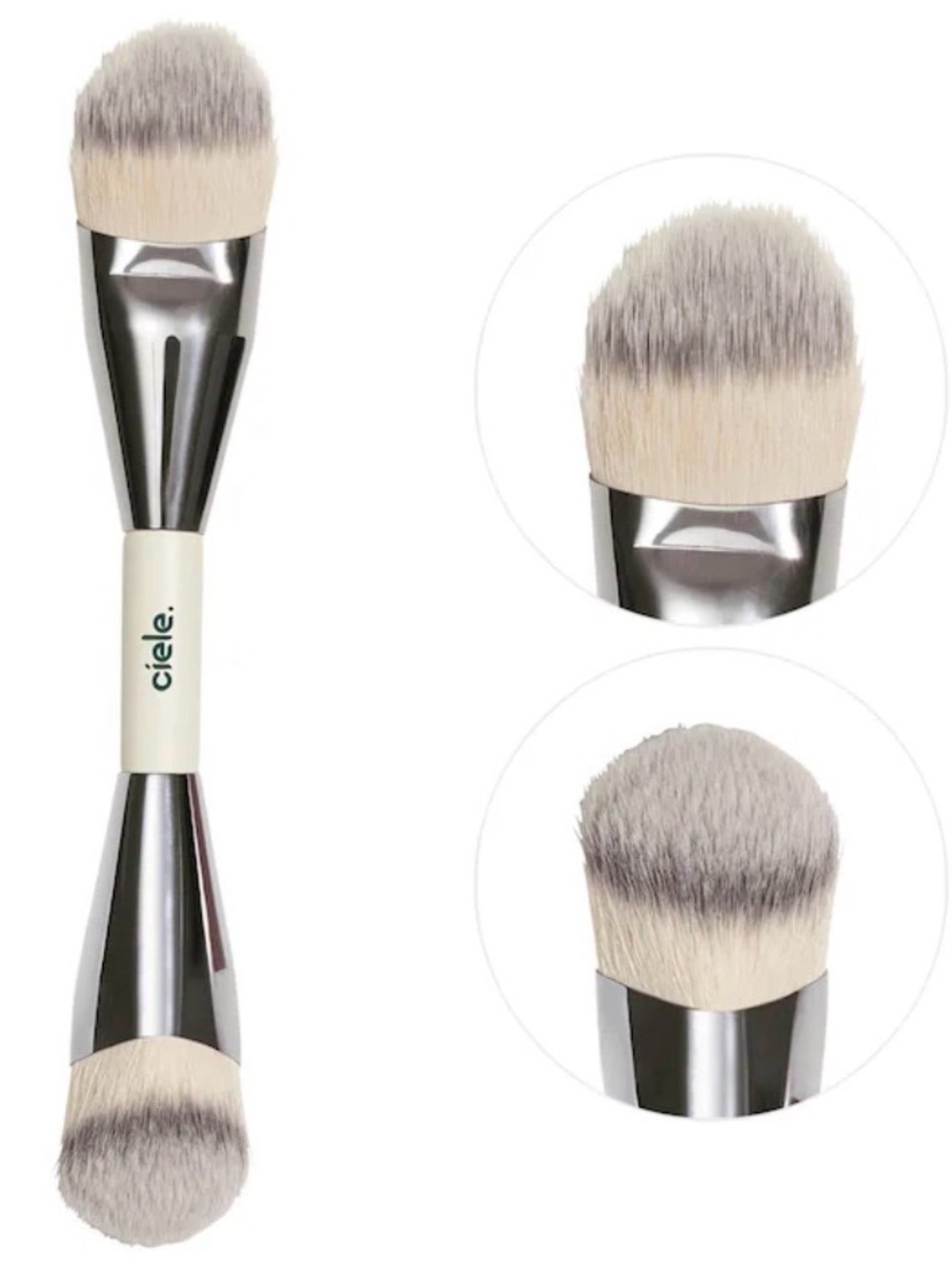 Ciele Dual-Ended Blush Brush – Cream - Powder Application